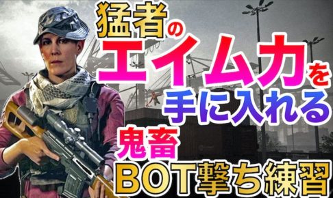 CODMW 猛者のエイム力を手に入れるBOT撃ち