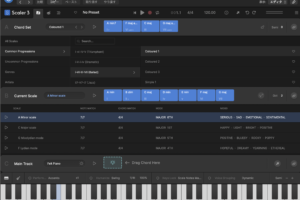 Scaler 3 の定番コード進行プリセット i-VI-III-VII（Ballad）