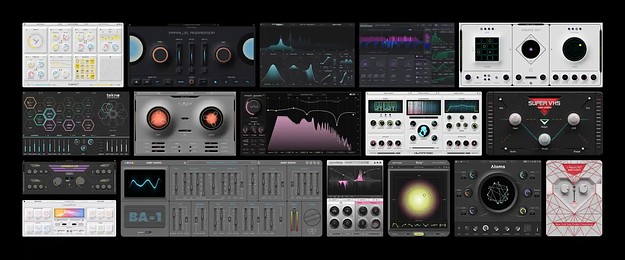 Baby Audio Complete Bundleに入っているプラグインの画面を並べた画像（Plugin Boutiqueのバナー）