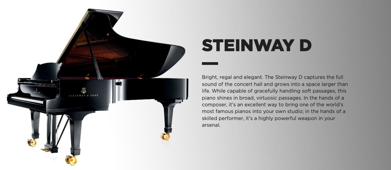 EastWest 公式サイトの Steinway D の紹介