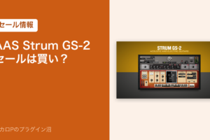 AAS Strum GS-2 のセールは買いかを解説する記事のアイキャッチ