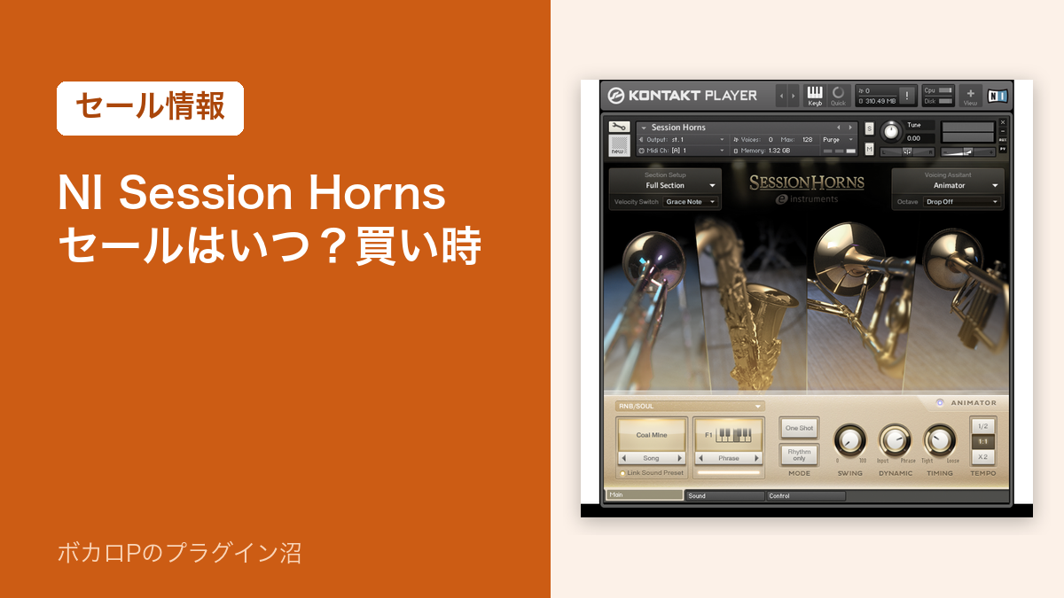 NI Session Hornsのセールはいつ？買い時（アイキャッチ）