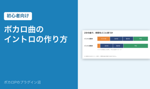 ボカロ曲のイントロの作り方（初心者向け）