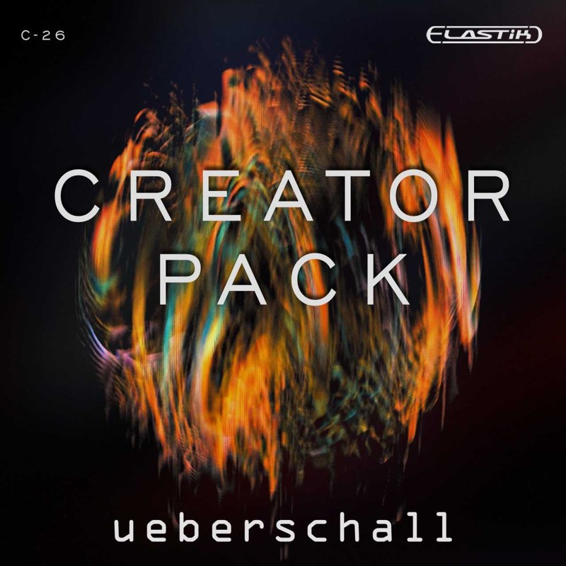 Ueberschall Creator Pack のパッケージ画像。176のループ集から選んだ2,200のループとサンプルを収めたまとめ（Plugin Boutique の製品画像）