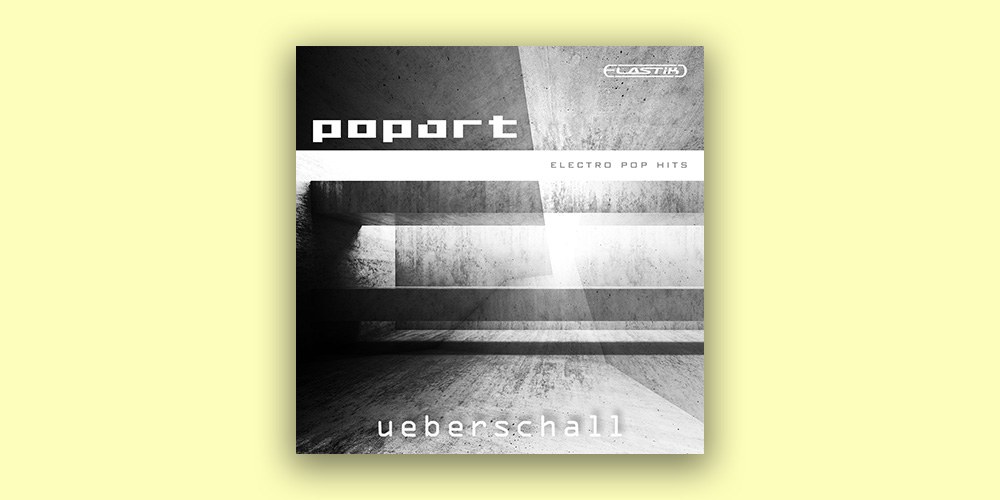 Ueberschall PopArt のバナー。EDM寄りのエレクトロポップの構成キット集（Plugin Boutique の製品画像）
